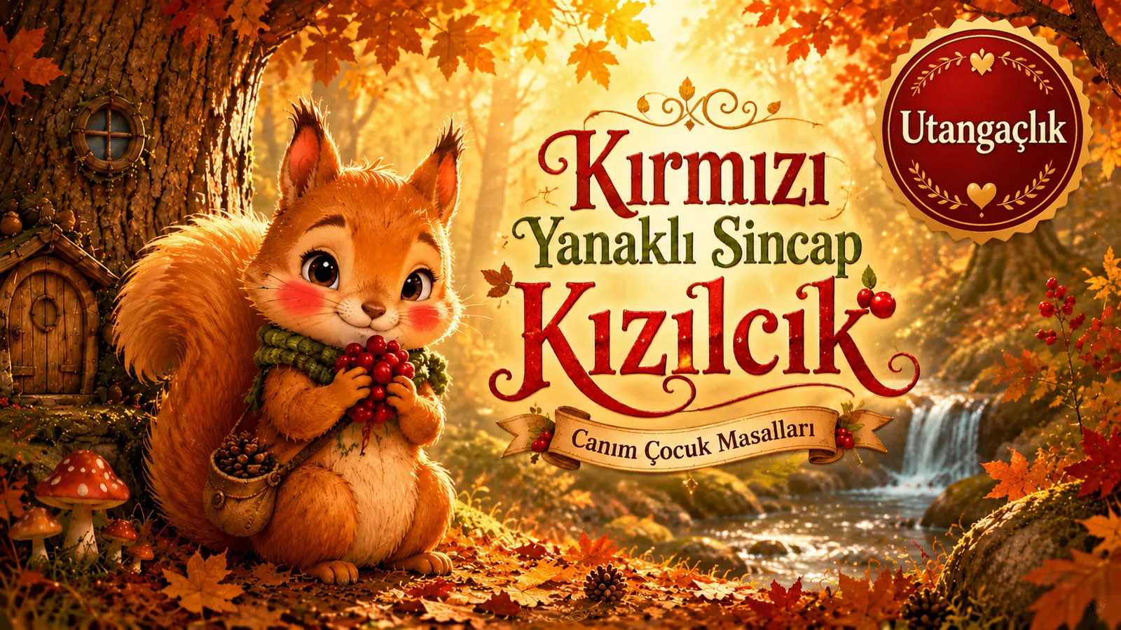 KIRMIZI YANAKLI SİNCAP KIZILCIK